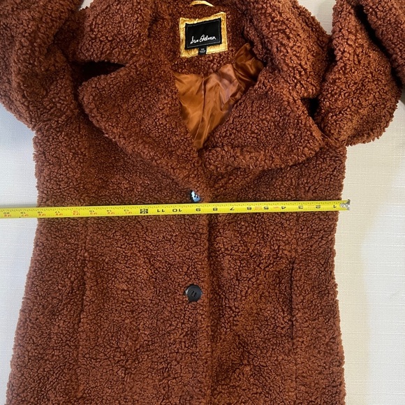 Sam Edelman Rust Orange/Brown Teddy Jacket Size XS - Picture 3 of 7